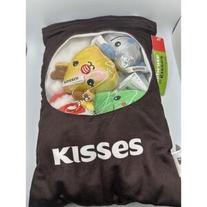 Hershey Kisses Plush Bag Of Ornament Plush Christmas Russ Jazwares Cute NWT